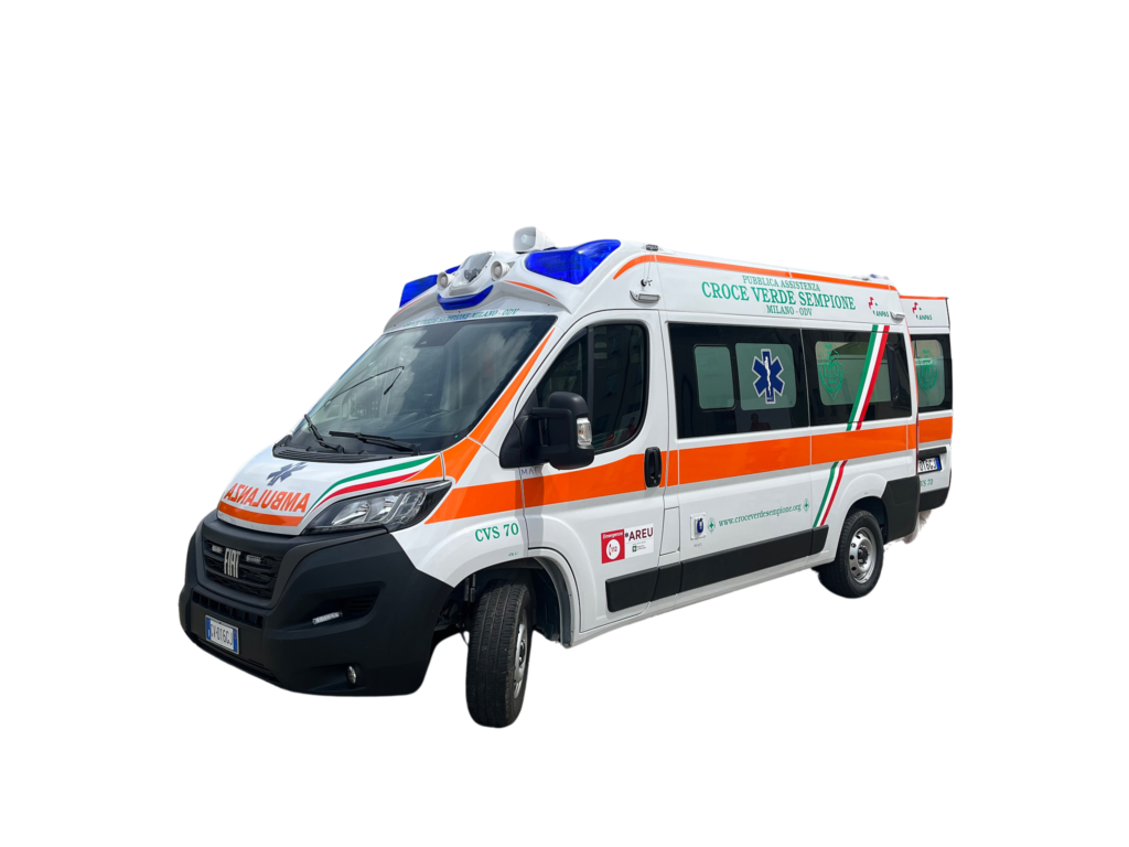 ambulanza croce verde sempione