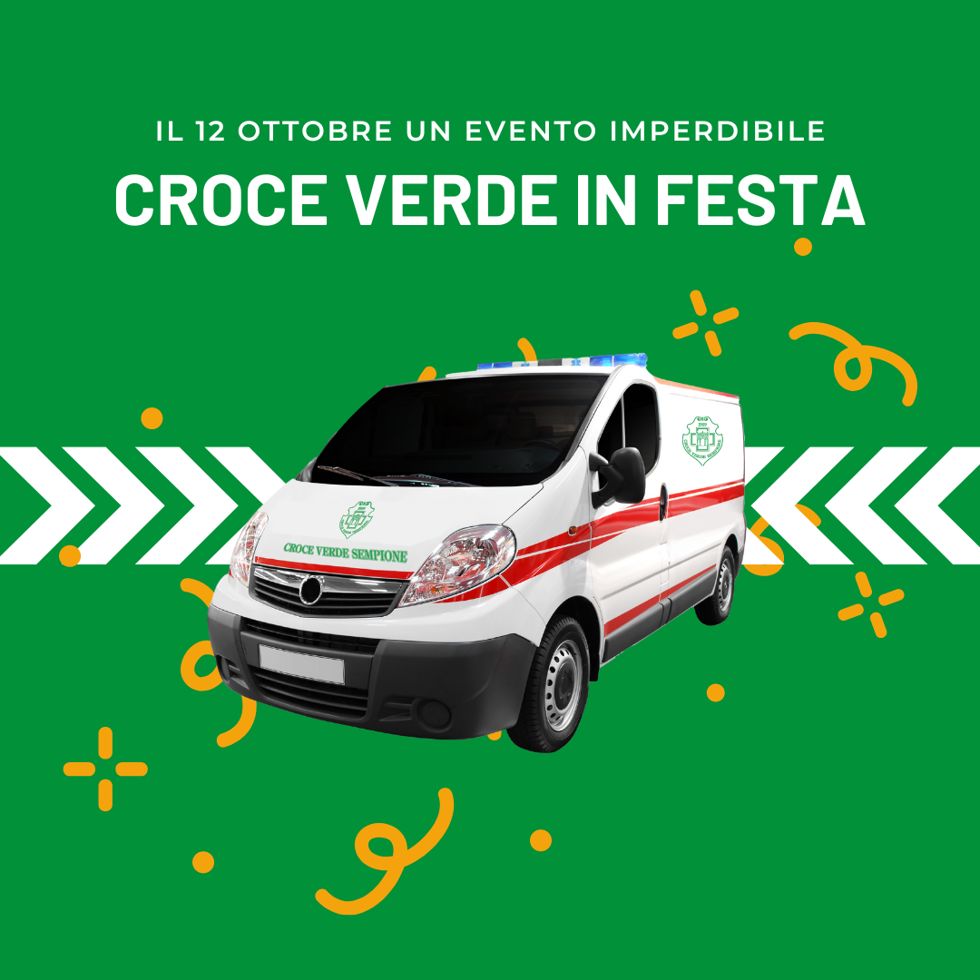 Locandina evento Croce Verde In Festa